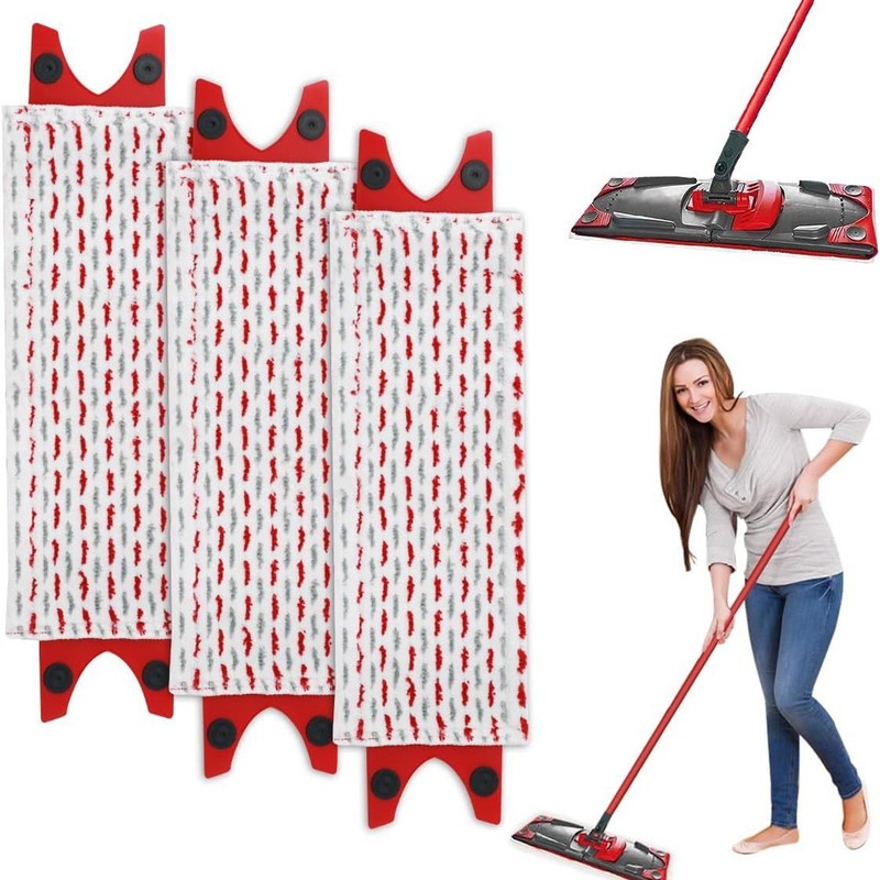 3pcs Microfiber Replacement Mop Pads for Vileda Ultramat UltraMaT 2in1