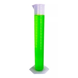 Appcrom Probeta 250ml De Plástico De Polipropileno Para Lab.
