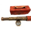 A S Handicrafts Nautical Pullout Telescope 18" Brass Marine Telescope