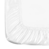 ROOEE Satin Silk Fitted Sheet with Pillowcase Set Breathable Soft