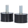2Pcs AntiVibration Mount Rubber Isolator for Air Compressor Diesel Engine