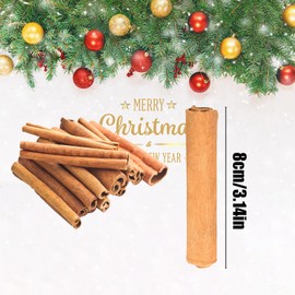 YODEN Cinnamon Sticks Decoration, Pack of 25 Cinnamon Sticks Crafts, for Advent Wreath Decoration, Christmas Wreath Decoration, Crafts, Garnish with Cinnamon