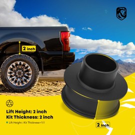 YHTAUTO 2 inch Rear Leveling Lift Kit Compatible with Jeep Liberty KK Series 2008-2012, Steel Spring Spacers Suspension Leveling Kit Set of 2