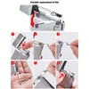 SNYYIAI Dual Flame Mode Classic Lighter, Jet Torch Lighter Soft