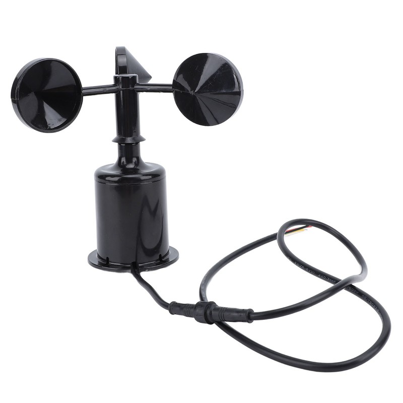 3 Cups Wind Speed Sensor Ultrasonic Sensor Weather Resistant High