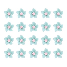 20 Pcs Mini Flower Hair Clips Small Wedding Hair Pins Bridal Hair Barrettes Cute Decorative Hair Accessories for Girls Women Blue