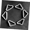 Mipcase 30pcs Metal Trampoline Triangle Buckles Erosion Resistant Shaped for