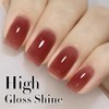 Double Rhythm 0.50 OZ Translucent Gel Polish Same Color Same