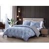 City Scene - King Comforter Set, Reversible Cotton Bedding with