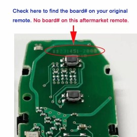 KEYECU for 2019 2020 2021 TOYOTA COROLLA HATCHBACK SMART KEY FOB HYQ14FBN 8990H-12180