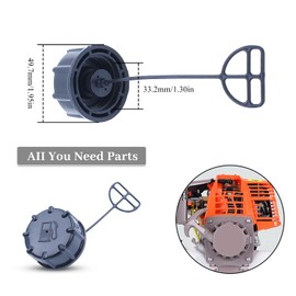 Fuel Tank Cap For 33CC 43CC 52CC CG330 CG430 CG520 BC430 BC520 Chinese Engine Motor Brushcutter Strimmer Trimmer Brush Cutter