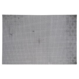 MECCANIXITY 6pcs 16.5"x24" Plastic Mesh Canvas Sheet 6 Count Needlepoint Blank Canvas for Embroidery Knit Crochet Acrylic Yarn Crafting, Black