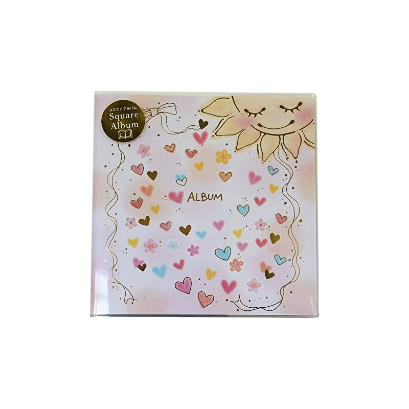 Closed Pin Mon Album Square Sun and Heart PA14470