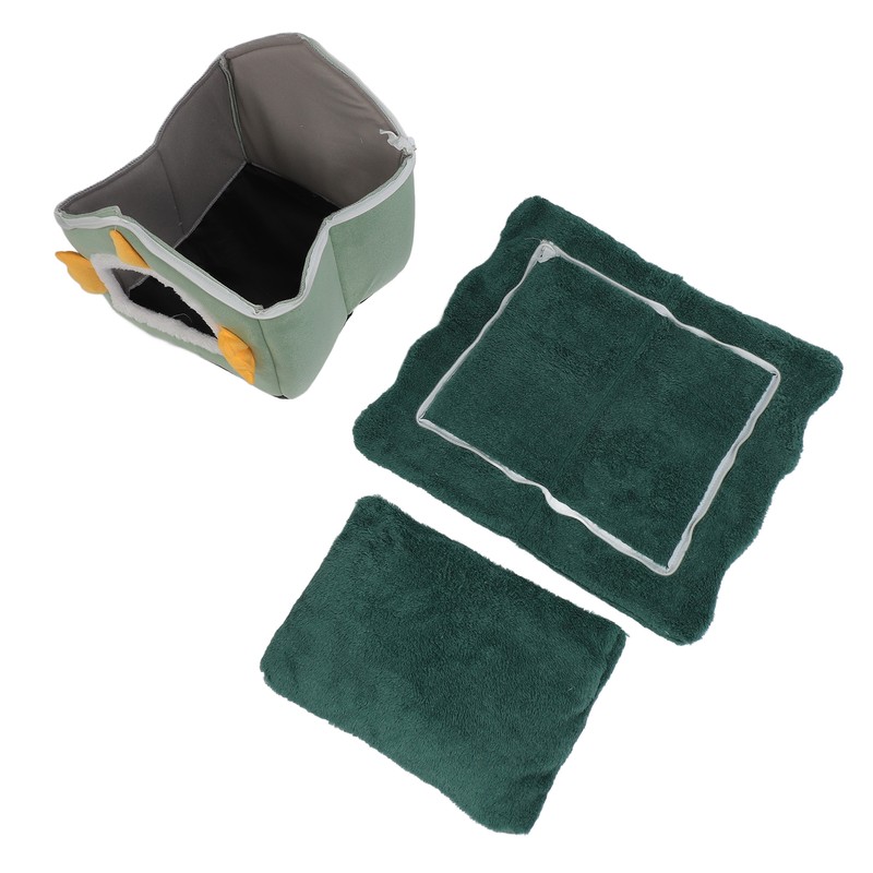 Pet Bed House Soft Warm Cat Bed Cave Detachable Cozy