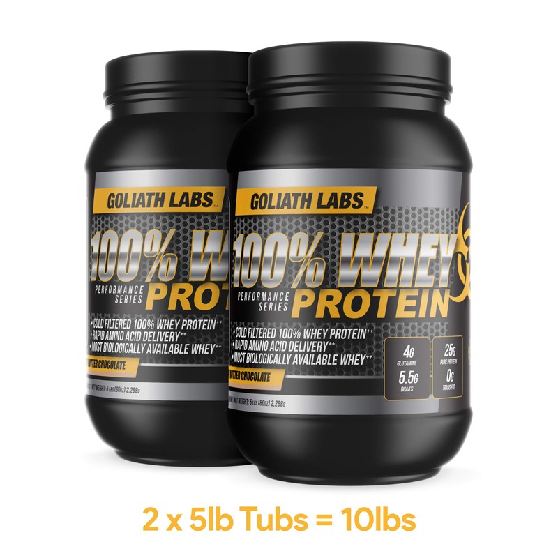 Goliath Labs ⧫ 100% Whey Protein Powder 5 lb (Chocolate)