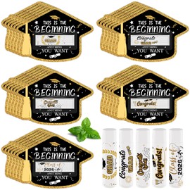 Nlicrst 30 Pack 2026 Graduation Lip Balms Gifts, Class of 2026 Graduation Moisturizing Lip Balms for Students High School College Classmates Graduation Party Favors, Congrats Grad Gift