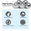 5 Pcs 1" Super Precision Bearing Balls, G16 Chrome Deep