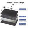 TOTMOX Car Windshield Cover All-Weather Windshield Snow Cover with Elastic