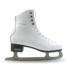 Botas - Model: 325 / Figure Ice Skates for Girls, Kids/Color: White/Graphite, Adult 6.5