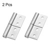 sourcing map 2inch Long Steel Small Slip Joint Flag Hinge