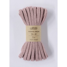 Clover Natural Color Cord 9.8 ft (3 m) Roll Old Rose 26-189