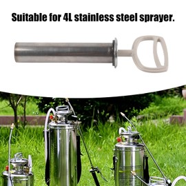 Gavigain Stainless Steel Hand Pump Pressurized Pump, Hand Pump Sprayer, Pressurized Pump for 4L Stainless Steel Sprayer Accessories