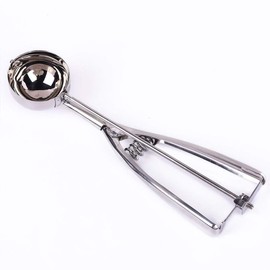 Cookie Scoop Set,3 PCS Stainless Steel Ice Cream Scoop,Ice Cream Scoop with Trigger,MelonBaller Scoop,Cookie Scoops for Baking,Cookie Dough Scoop,Cookie Scoop Set(7.8,8.26,8.66inch)