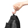 Polare Cowhide Leather Waterproof Casual Daypack Anti Theft Sling Shoulder