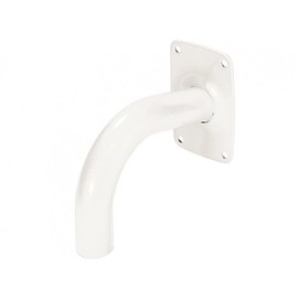 HANWHA TECHWIN SBP-300WMW Wall Mount Gooseneck/Swan Neck for Dome Cameras, Bracket, White.