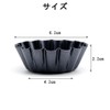 ESJNNK Mini Egg Tart Mold 12pcs Carbon Steel Round Reusable