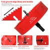 130mm Hole Saws Cutter, HSS Bi-Metal Drill Bit for Wood,