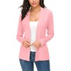 Women's Elegant Casual Long Sleeve Elastic Cardigan, Lightweight Solid Knitted