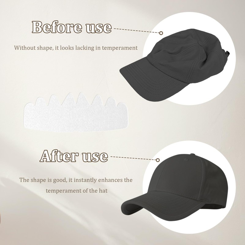 12 Pcs White Felt Hat Sweat Liner Sports Sweat Protector