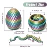 Claofoc 3D Printed Dragon Egg Mysterious Dragon Eggs with Dragon