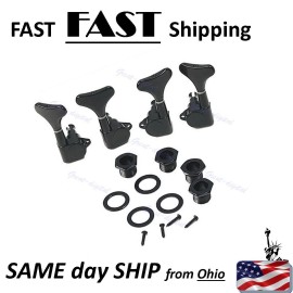 UN brand Bass Guitar Tuning Peg REPLACEMENT set - Bass Guitar Parts for 4 string Bass NEW