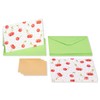 Papyrus Blank Cards with Envelopes, Cherries (12-Count)