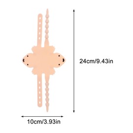 Tofficu 2pcs Door Quiet Door Closer Cushion 24x10cm - Light Sleepers Noise Reduced Prevent from Locking for Toddler Safety Door Stopper Safety Doorknob Handle Cover