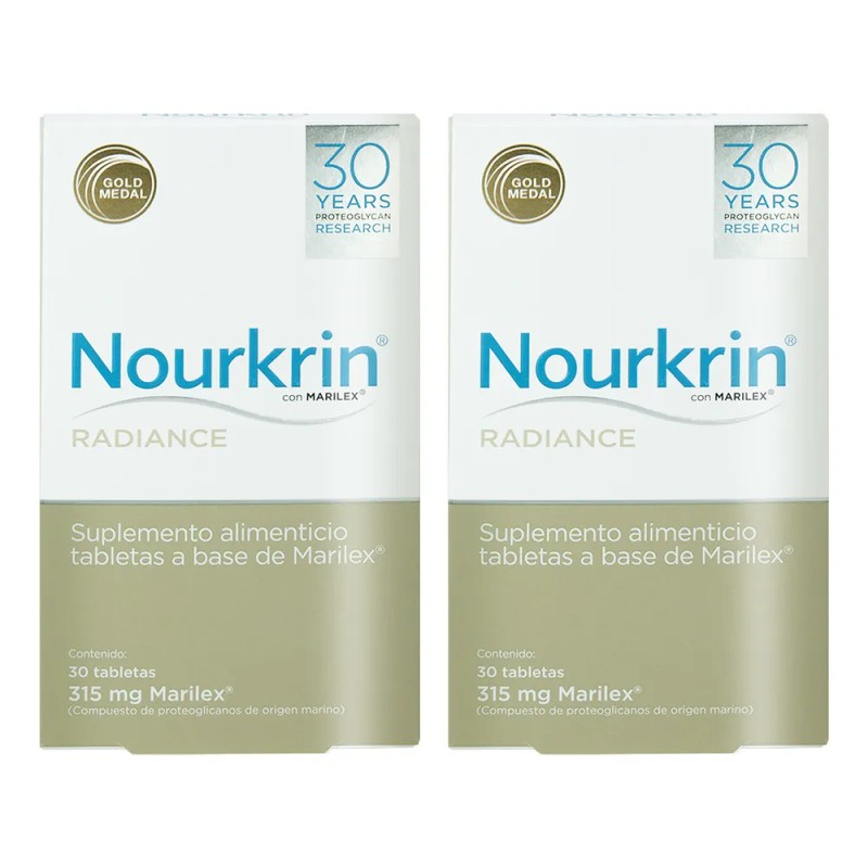 Pack 2 Nourkrin Radiance 30 Tabletas Anticanas Natural