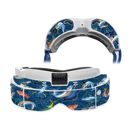 MightySkins Skin Compatible with Fat Shark Dominator V3 - Saltwater Compass | Protective, Durable, and Unique Vinyl Decal wrap Cover | Easy to Apply, Remove, and Change Styles | Made in The USA