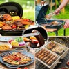 BBQ Sausage Cooking Rotating Tongs, Sausage Turning Tongs for Cooking