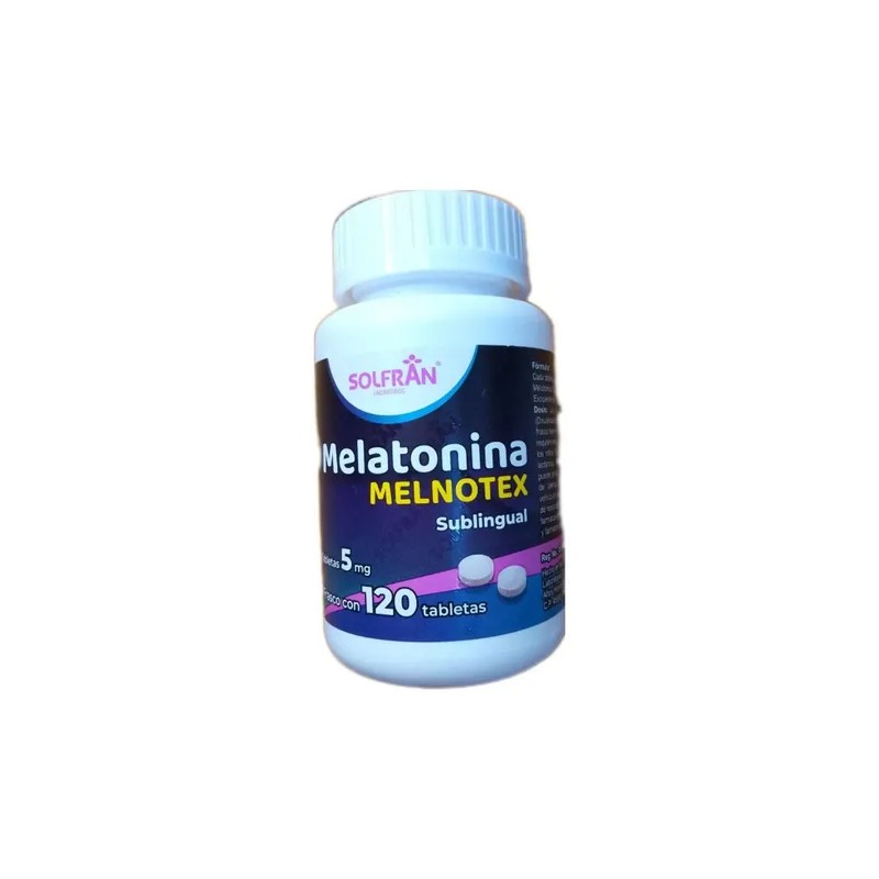 Melatonina Melnotex 5mg, 120 Tab Sublingual