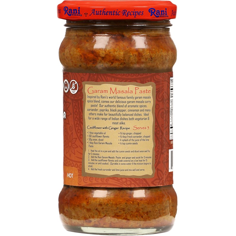 Rani Garam Masala Curry Spice Paste 10.5oz (300g) Glass Jar,