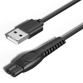 Oumida 5V Shaver Charging Cable for Philip Norelco Shaver 360 QP2724 QP2734 QP2824 QP2834 QP4530 QP4631 MG7910 MG7930 MG7950 MG5910 MG9510 MG9522 00 X30001 Shaver Charger Cable (1M)