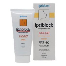 Ipsiblock Crema Fotoprotección Fps Mineral Ipsiderm Piel Sensible Mixta Grasa