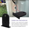 SURPOUF Outdoor Resin Shed Hasp Latch, Plastic Hasp Latch,Newly Upgraded