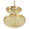 2 Tier Jewelry Tray Elegant Simple Sturdy Stable Metal Multi