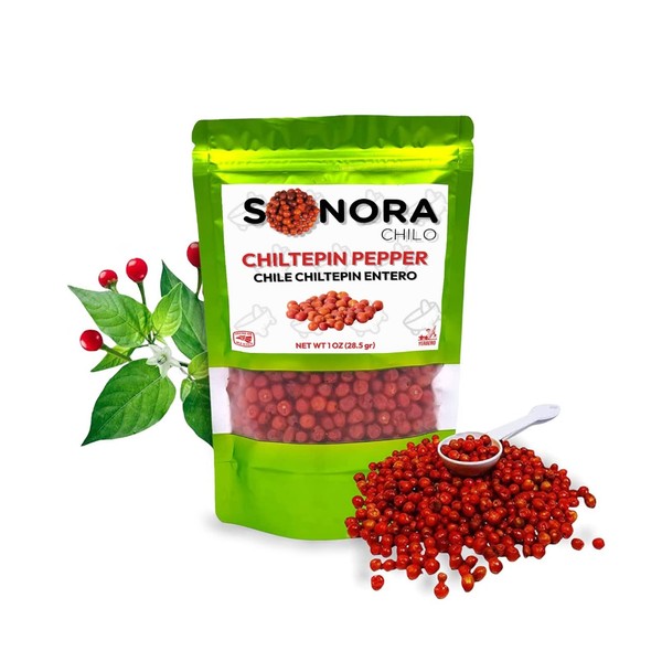 Sonora Chilo - (Chile Chiltepin Silvestre) Dried Chiltepin Pepper 1