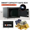 Bostra Fireproof Safe Box with Sensor Light & Fireproof Bag,