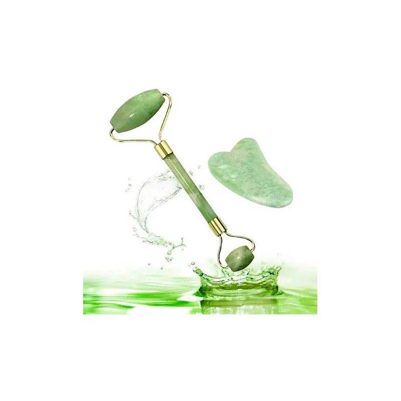 Pack Facial Universo en Linea con Rodillo de Jade, Guasha