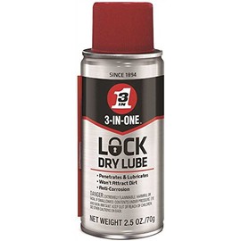 3 IN ONE 12007 2.5 Oz Lock Dry Lube